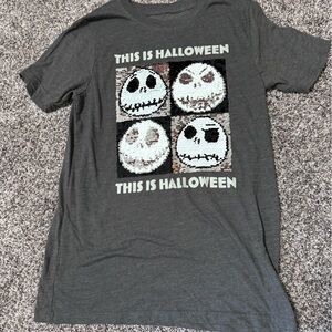 Disney - kids Large - Nightmare before Christmas - sequin flip shirt